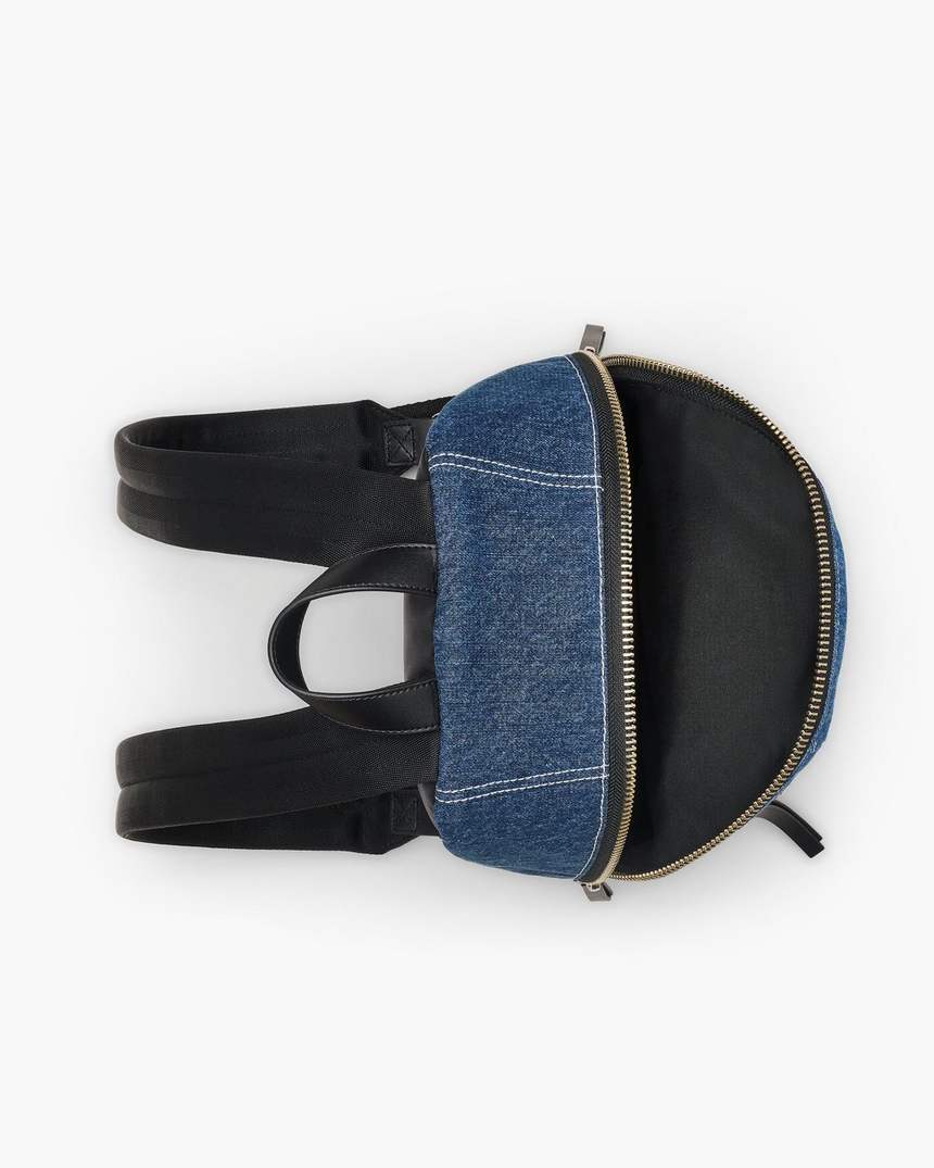 de biker colorblock denim medium rugzak
