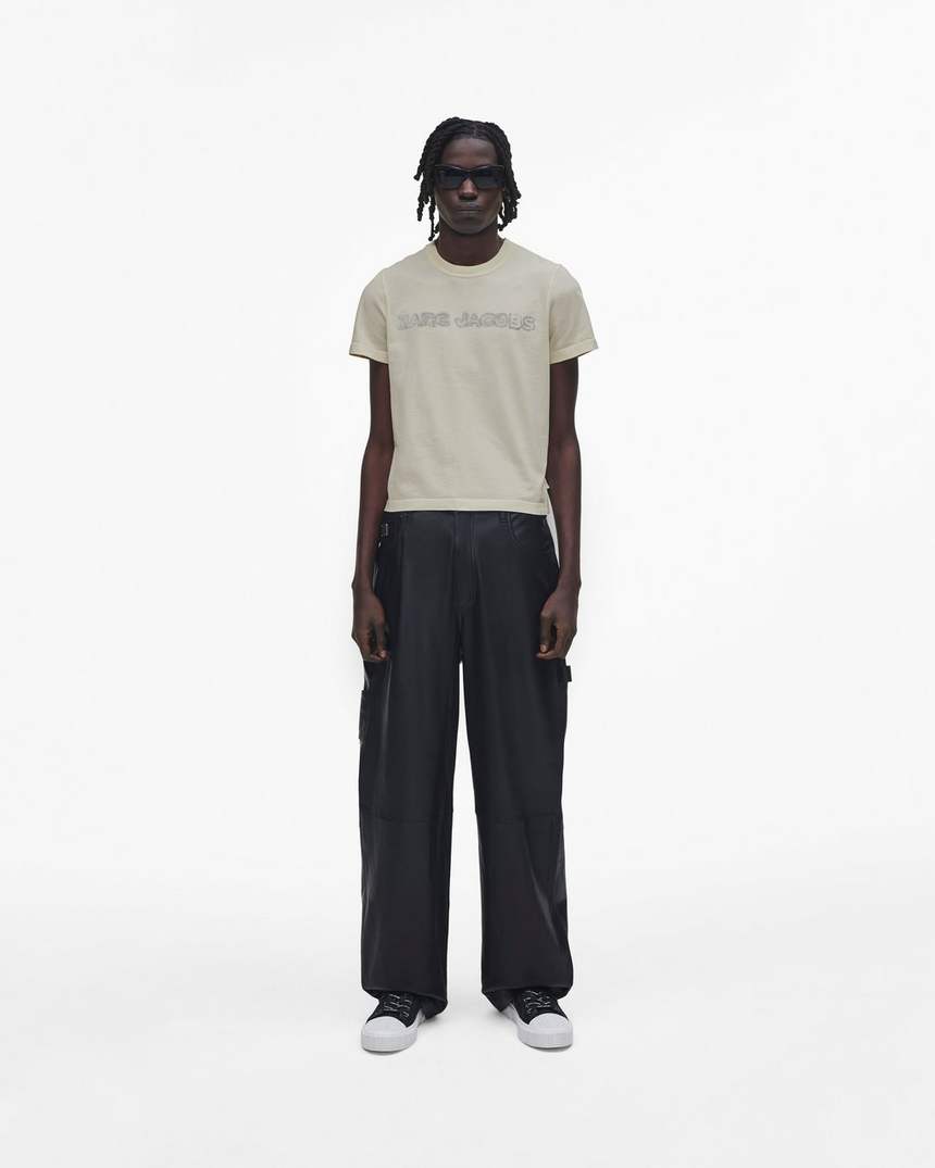 oversized leren broek