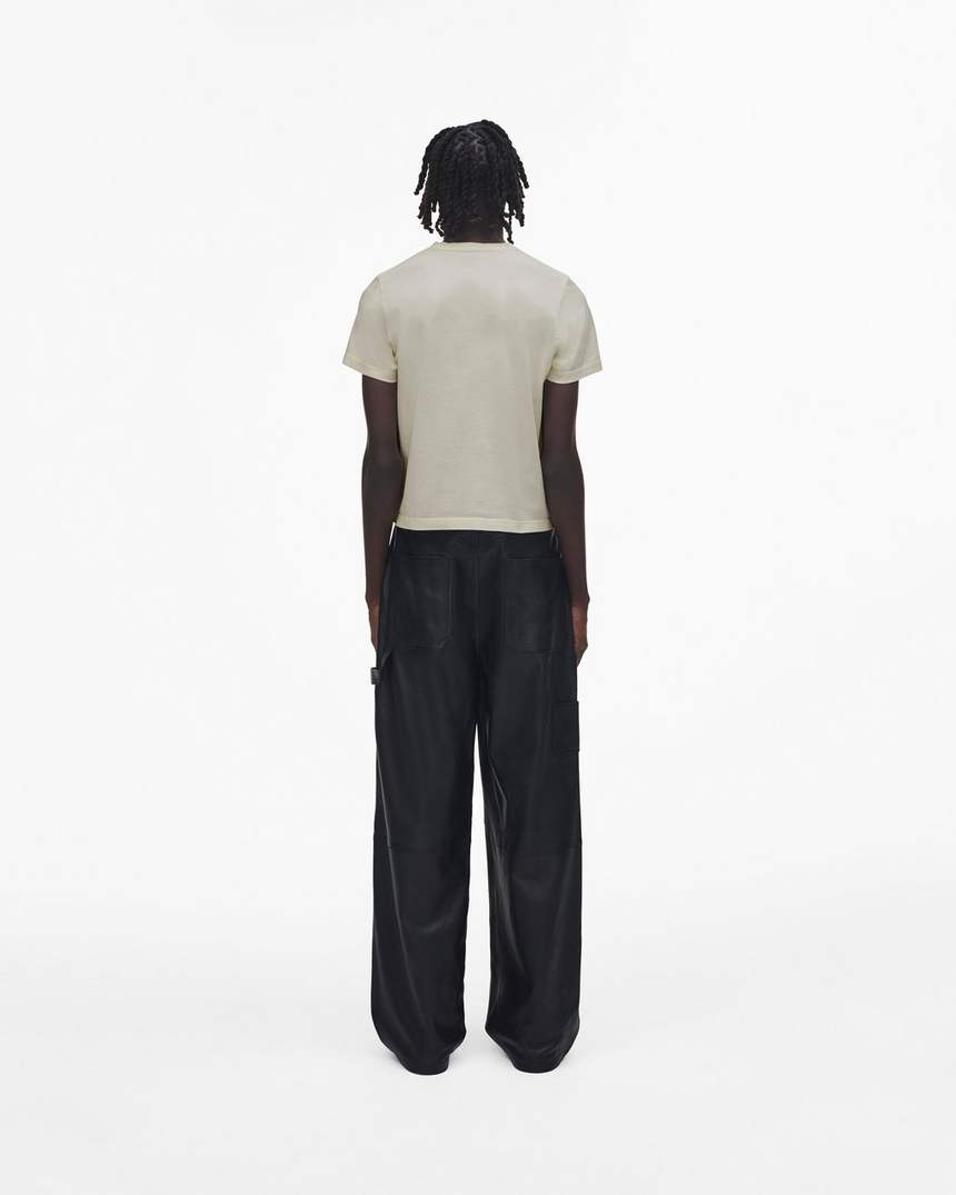 oversized leren broek