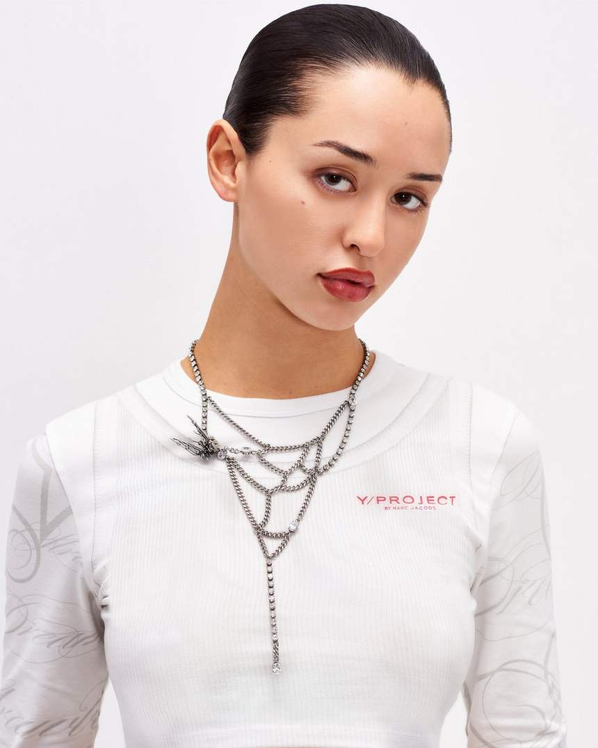 yproject trapped butterfly necklace