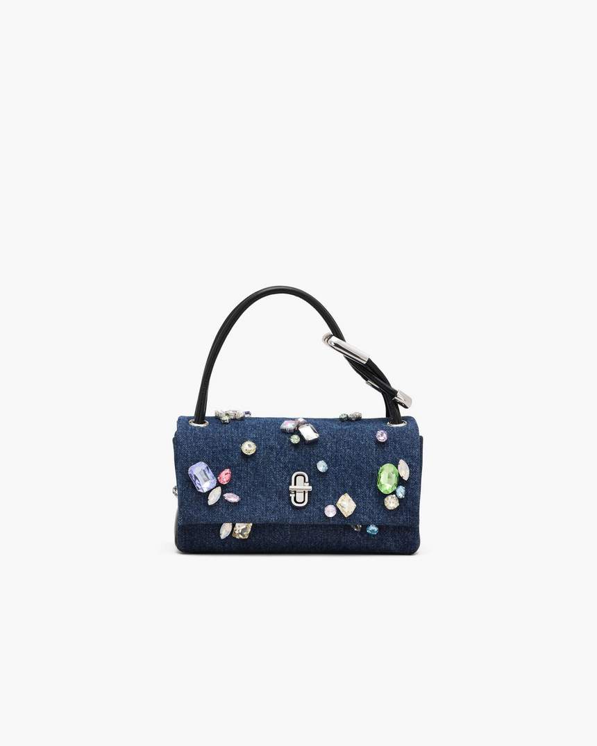 de gem denim mini dual bag