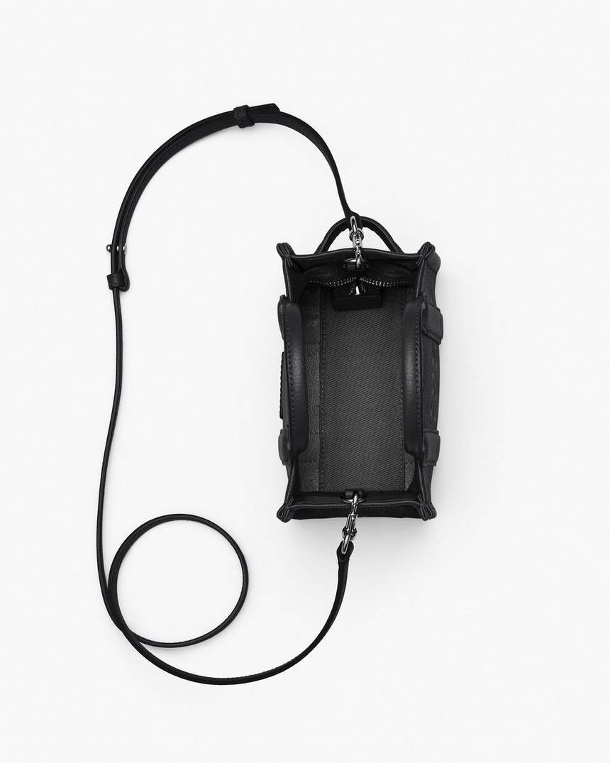 de leren crossbodytas