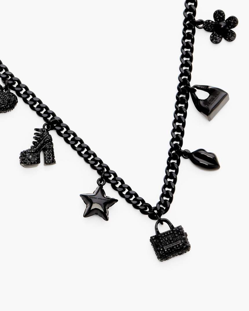 mini icon pave bedelketting