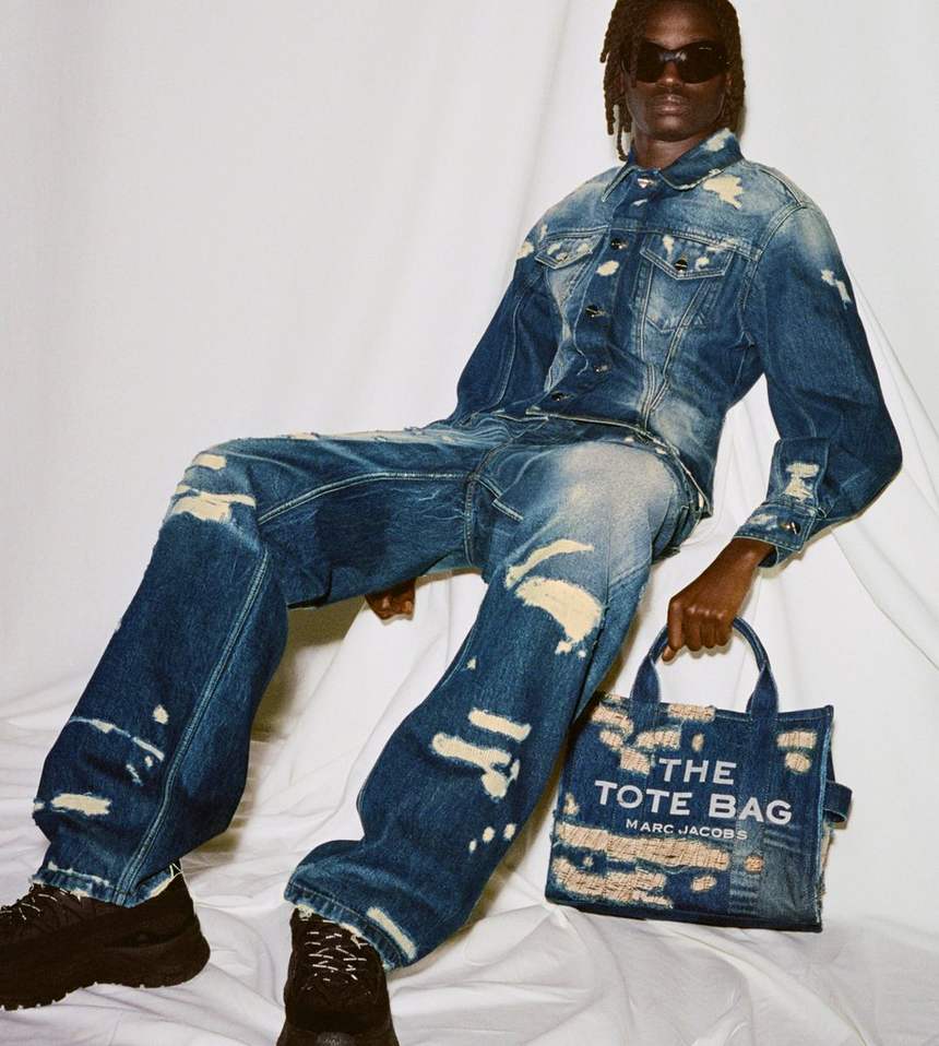 het rip and repair denimjack met ribbels
