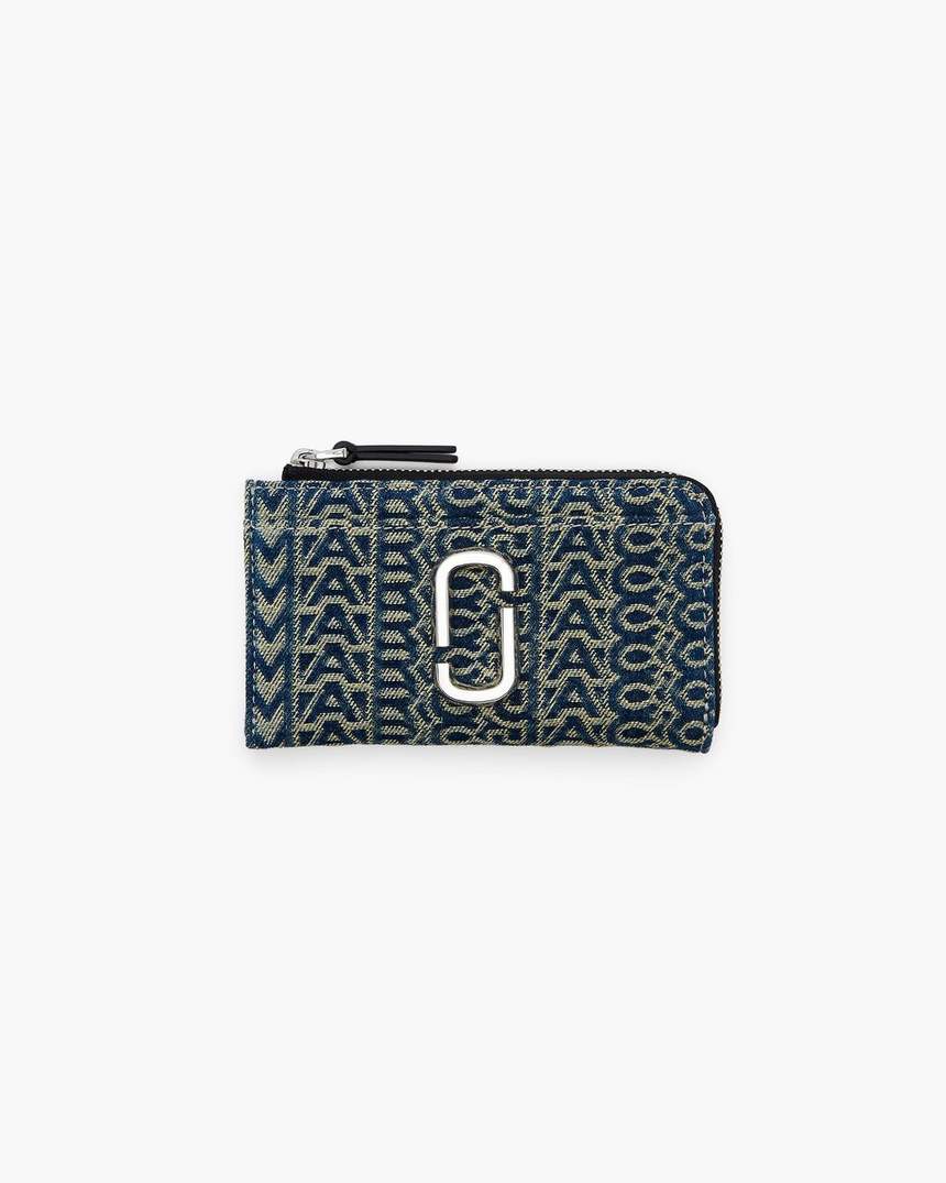 de monogram denim j marc top zip multi wallet