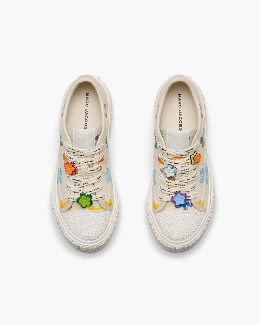 de wild daisy canvas sneaker
