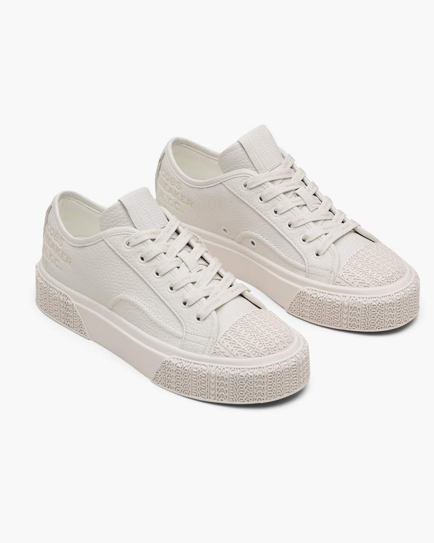 de leren sneaker