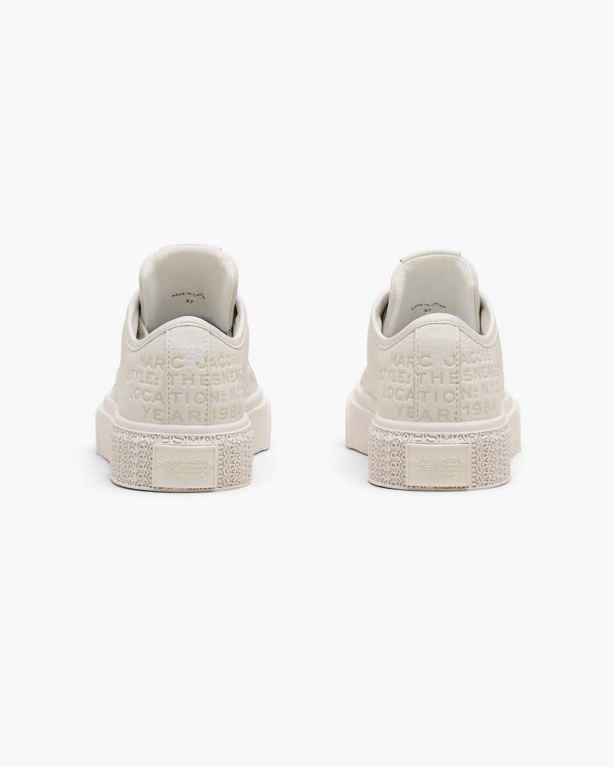 de leren sneaker