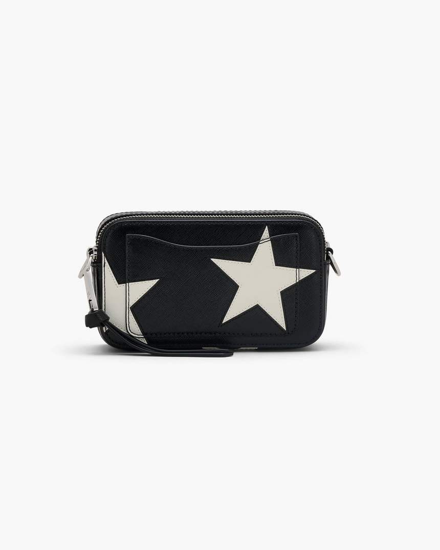 de star patchwork leather snapshot