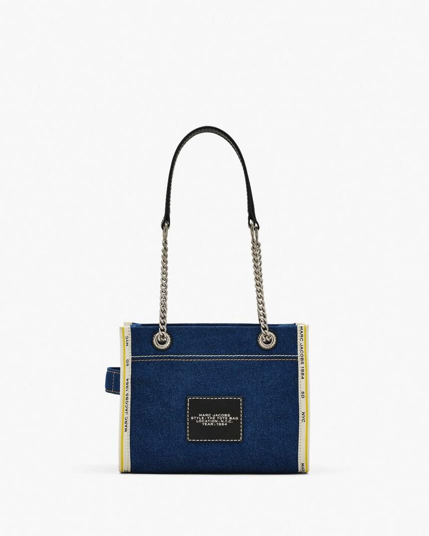 de denim ketting kleine draagtas