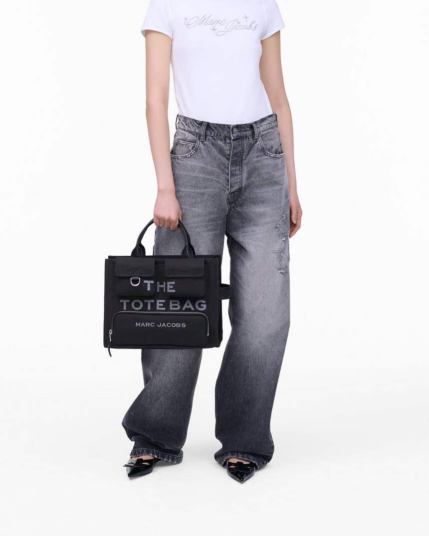 de cargo canvas medium tote bag