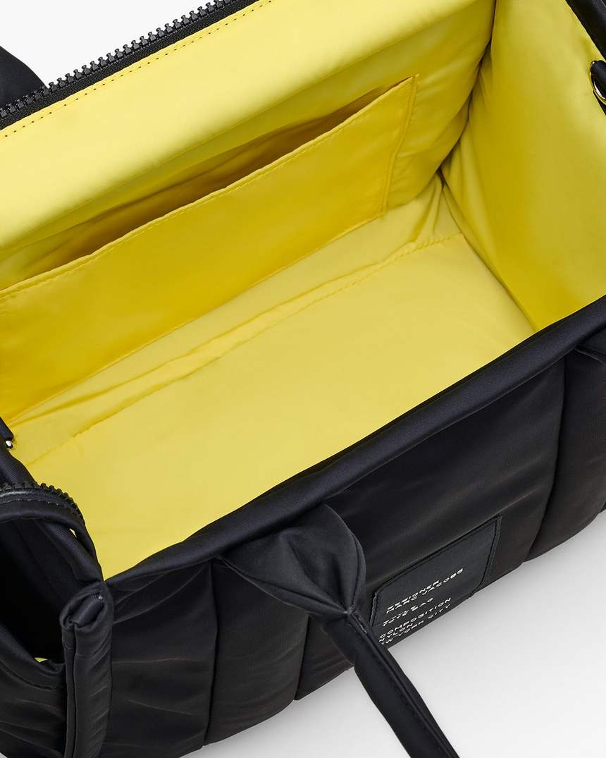 de puffy nylon medium tote bag