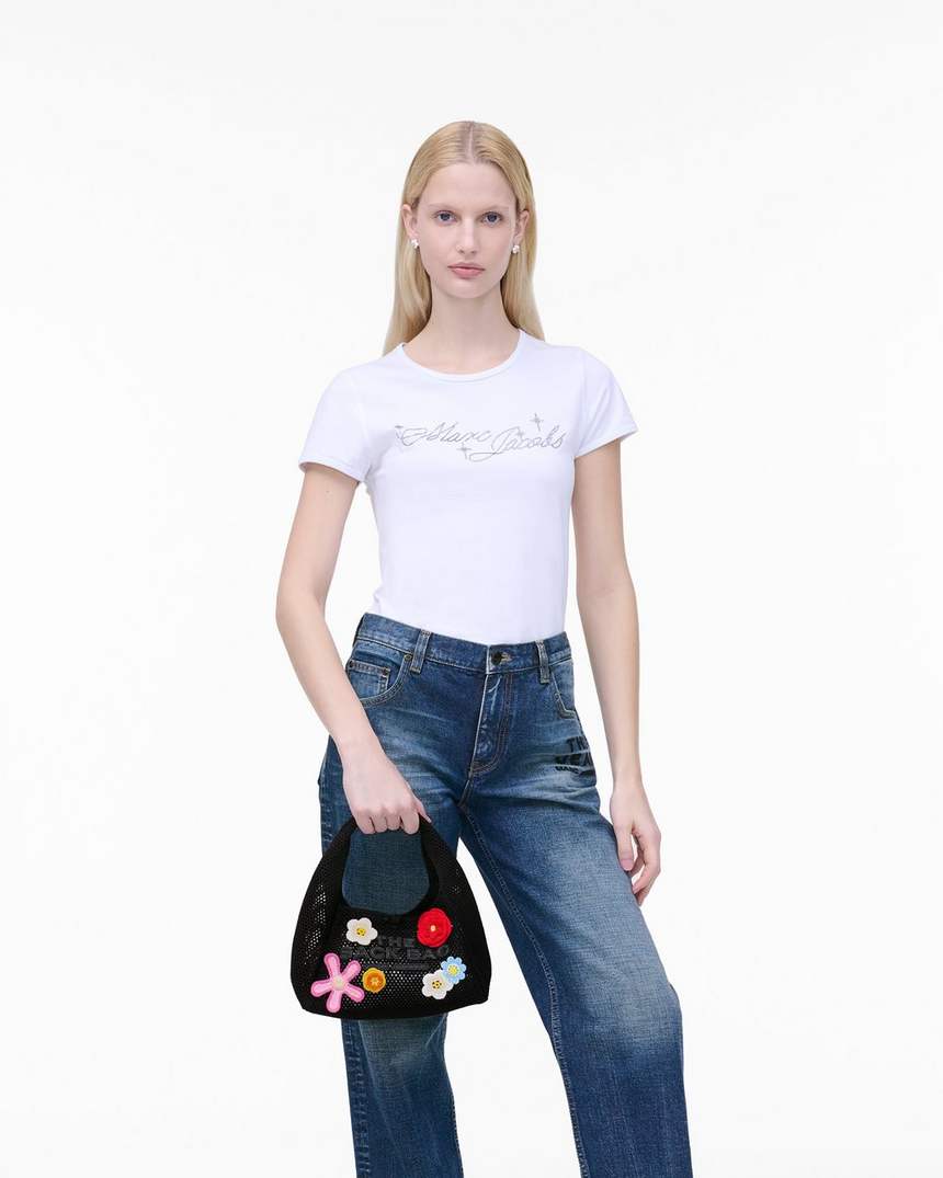 de daisy crochet mini sack bag