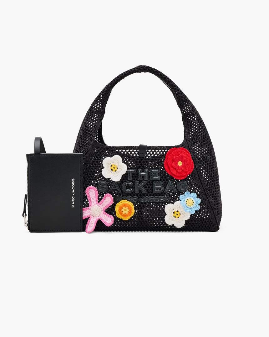 de daisy crochet mini sack bag